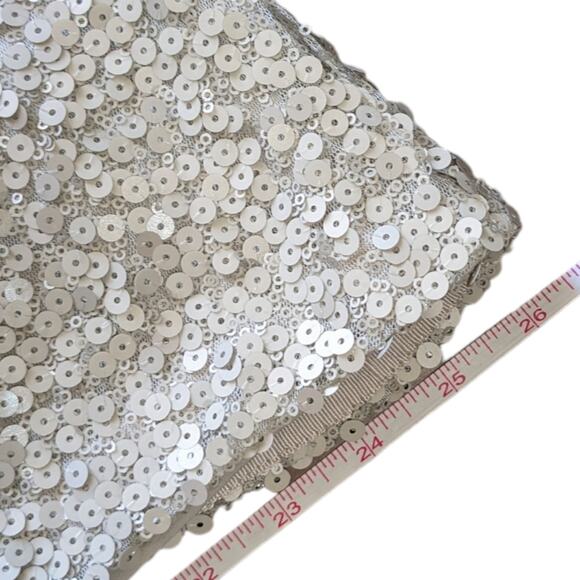 Vince Camuto Polished Rocker sequin tank cream size L NWT - Picture 8 of 9